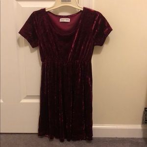 American Apparel velvet dress